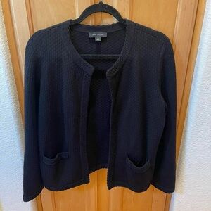 Women’s Ann Taylor Black Cardigan Sweater Size Medium